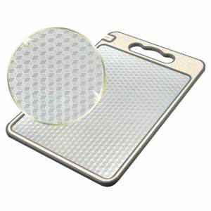 เขียงสแตนเลสพร้อมที่ลับมีดและที่ขูดเครื่องเทศ 4-in-1 เขียงครัวสองด้าน - Product Image 2