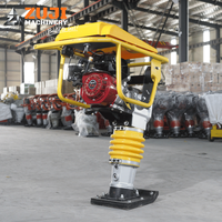 Compacteur vibratoire HCD125 5,5 CV à essence, diesel ou électrique pour la construction de routes et le compactage du sol