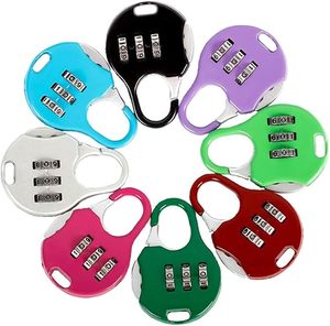 Cadenas à combinaison numérique, Serrure à code sécurisée réinitialisable, Serrures colorées, Cadenas à anse métallique, Accessoires de sécurité pour Escape Room - Product Image 4