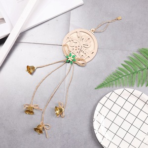 Adornos de Madera con Grabado Láser para Árbol de Navidad, Estrellas de Cinco Puntas y Campanas como Regalos Navideños - Product Image 4