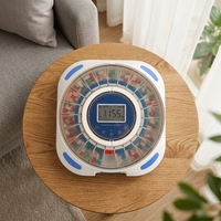Distributeur de pilules intelligent avec application WiFi, matériau ABS, modèle P96, 21 compartiments, 9 anneaux de dosage, alarme, écran LCD, alertes sonores et lumineuses