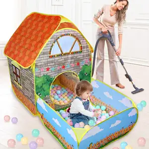 Indoor Baby Spielzeug haus Ozean Ball Pool großen Raum Villa Garten Kabine Prinzessin Zimmer Kinder Zelt Spielhaus