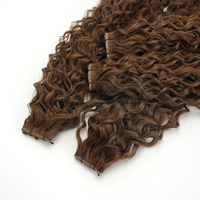 Extensiones de Cabello Humano Genius Weft de Doble Trama, Extensiones de Cabello Genius Weft Invisibles, Extensiones de Cabello Genius Weft Ondulado