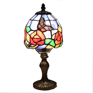 Fornitura Diretta di Lampade in Vetro Artistico Europeo e Americano, Luci Notturne per Camera da Letto, Studio, Caffè, Stile Mediterraneo - Product Image 5