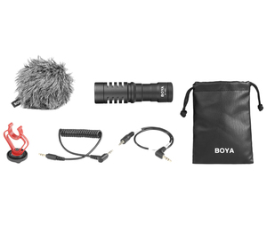 BOYA BY MM1 <span class=keywords><strong>en</strong></span> la Cámara Shotgun Video micrófono Mini grabación Vlogging Mic para cámara DSLR iPhone Android Smartphone <span class=keywords><strong>Mac</strong></span> Tablet - Product Image 4