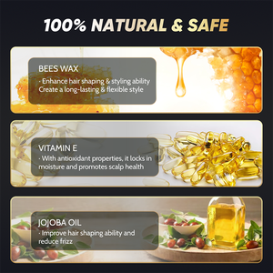 Barbiere vegano nessun test sugli animali i migliori prodotti per la <span class=keywords><strong>pasta</strong></span> per lo styling dell'argilla per capelli da uomo - Product Image 2