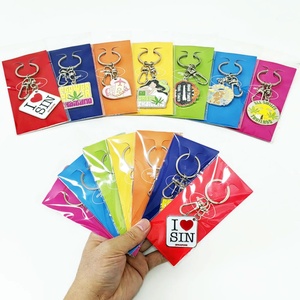 Keychain Manufacturer Wholesale Blank Sublimable Promotional Cute Car Metal <b>Key</b> <b>Chains</b> Accessories Custom logo Enamel Keychain - Product Image 3