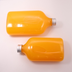 MAYSURE 8OZ 10OZ Flacon rond transparent en plastique PET pour le lait, le thé, le jus et le café infusé à froid avec couvercle en aluminium - Product Image 4