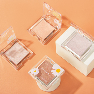 Mặt Mỹ Phẩm Biểu Tượng Tùy Chỉnh Chuyên Nghiệp Mịn Duy Nhất Long Lanh <span class=keywords><strong>Mini</strong></span> <span class=keywords><strong>Highlighter</strong></span> Trang Điểm Palette Cho Bán - Product Image 1