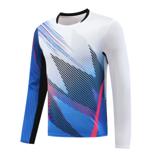 Setelan Jersey Bulu Tangkis Tenis Meja Voli Lengan Panjang Berkualitas Tinggi 2026, Bernapas, Cepat Kering, Seragam Tim - Product Image 1