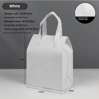 Sac non tissé personnalisable, recyclable et biodégradable pour chocolat, gâteaux, sucre, traiteur, desserts, matériau alimentaire Flexiloop
