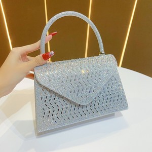 2025 New Crystal Rhinestones Women's Evening Clutch Bag Luxury Designer Shoulder Bag Full Diamond Party Wedding women's tote bag - Product Image 3