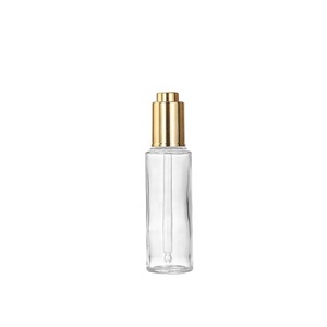 High Quality 10ml 15ml 20ml 30ml 50ml 100ml Transparent Frosted Essential Oil Serum Glass <b>Dropper</b> <b>Bottle</b> for Oil - Product Image 1