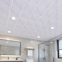 Panneau de plafond décoratif en PVC résistant à l'eau 3-12 mm, panneau de plafond en PVC imperméable pour salle de bain, cuisine, décoration intérieure