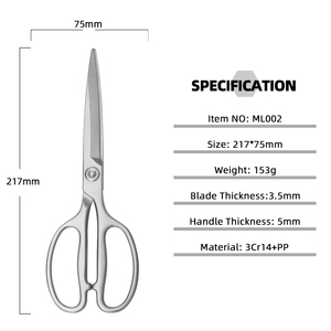 Chuyên Nghiệp Đa Chức Năng Tất Cả Các Thép Không Gỉ Tiện Ích Gia Cầm Kéo Nhà Bếp Gà Cắt Kéo - Product Image 2