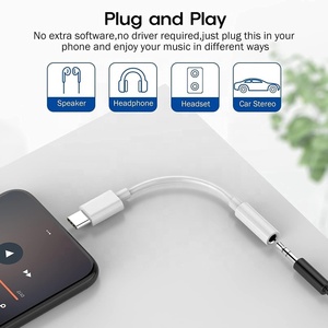 Adaptateur audio numérique USB-C Type-C vers prise casque 3,5 mm de qualité supérieure (lot de 2) pour iPhone 17 16 15 <span class=keywords><strong>Samsung</strong></span> S27 S26 S25 S24 S23 - Product Image 4