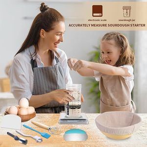 Venta al por mayor <span class=keywords><strong>Benetton</strong></span> Cesta de prueba de pan Juego de hornear La mejor cera de abejas Bolsas de pan de masa fermentada Suministros con espátula de silicona - Product Image 2