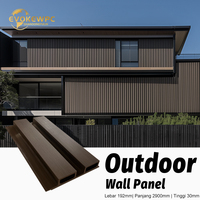 Panneau mural extérieur WPC de nouvelle génération ASA, résistant à la décoloration, durable, revêtement extérieur, design imitation bois