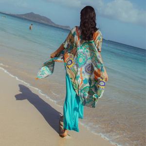 Vente en gros de robes de plage hawaïennes décontractées d'été de haute qualité, chemise hawaïenne pour femmes - Product Image 5
