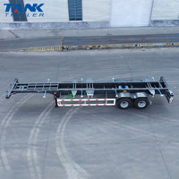 Conteneur d'expédition Transport Squelette Semi Remorque Squelette Conteneur Châssis Camion Semi Remorque Squelette Semi Remorque