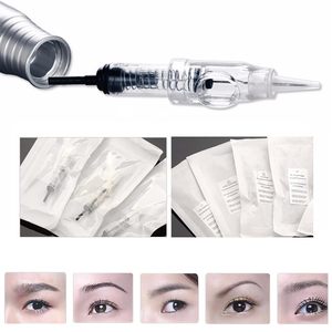 เข็มสักคิ้วแบบตลับนาโน 1R 0.18 มม. สำหรับเครื่องสักคิ้วถาวร อุปกรณ์สักลายไมโครนีดเดิล - Product Image 4