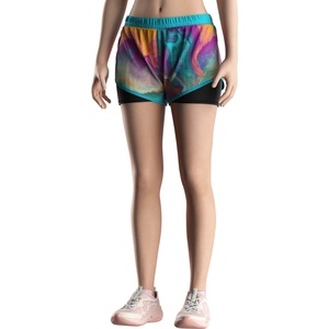 Shorts de plage 2 en 1 pour femmes, personnalisés, pour le surf, la plongée en apnée et les bermudas estivales - Product Image 5