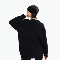 2022 automne hiver femmes Cardigan tricoté chaud pull Jeans poche mode tricot Cardigan manteau dame pull lâche