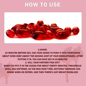 Vaginale bloedpil, vrouwelijke hygiëne, privé vagina, kunstmatige maagdenvliescapsule, vrouwen eerste nacht capsule - Product Image 3
