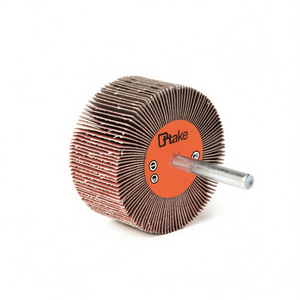 Ttake Abrasive Flap <b>Wheel</b> 25x10 Mm 80 Grit 3 Mm Shaft For Metal <b>Grinding</b> - Product Image 2