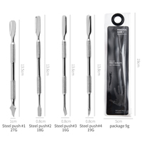 Outil de manucure pédicure durable Logo personnalisé Pousse-cuticules Pousse-cuticules pour ongles