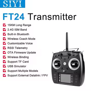 Siyi ft24 2.4G 15km đài phát thanh điều khiển từ xa 12ch Transmitter với FR Mini Receiver cho Drone - Product Image 2