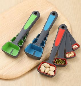 250ml Plastic Retractable <b>Measuring</b> <b>Cup</b> Spoon Digital Baking Scale Tool for Coffee Milk Powder Flour Foldable Convenient - Product Image 3