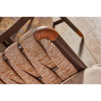 Luxus Outdoor Garten Sofa Möbel Set Gebogener Balkon Rattan Wicker Halbrunde Mond Patio Sofa Set
