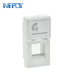 Panneau RJ45 à port unique de style français Panneau de volet de style <span class=keywords><strong>Legrand</strong></span> 22.5*45mm - Product Image 1