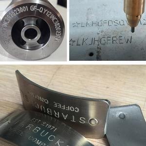 Machine portative de marquage de numéro de <span class=keywords><strong>VIN</strong></span> de codage de batterie 90*30MM pour le marquage de point ou de ligne de cadre d'automobile - Product Image 2