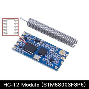 โมดูลไร้สาย HC-12 433MHz รับส่งสัญญาณระยะ 1 กม. โมดูลสื่อสารแบบอนุกรม HC-12 - Product Image 3