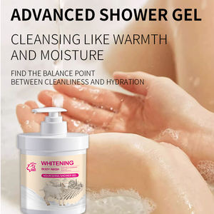OEM Natural Moisturizing Collagen Silky Skin Goat Milk Body Wash Hyaluronic Acid Vitamin E Anti-Bacterial Oil Control <b>Shower</b> - Product Image 4