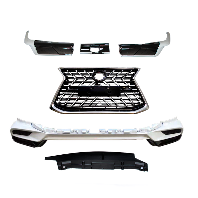 TDCMY Best Value Car Body Kits PP ABS Front Grille Chrome Rear Bumper Kit Sets for Lexus 570 LX 570 2021