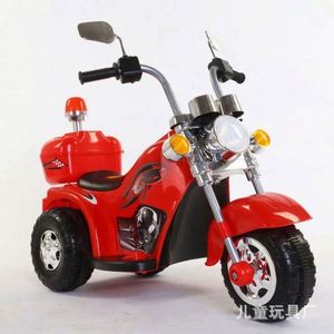 Kids Electric Harley-Style Motorcycle Bench Ride-On Toy Stainless Steel 3-Wheel Lightweight Durable Rechargeable Boys Off-Road - Product Image 4