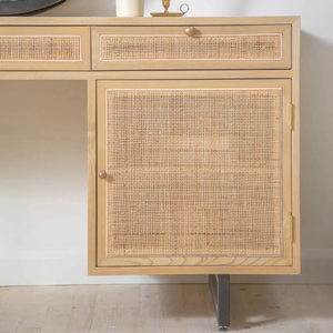 Elegante aparador de madera tallada a mano, mueble de almacenamiento de madera maciza para comedor, sala de estar o área de comedor. - Product Image 4