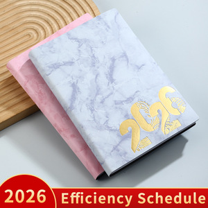 Agenda annuel 2026 transfrontalier en anglais, planificateur <span class=keywords><strong>jour</strong></span> par <span class=keywords><strong>jour</strong></span> <span class=keywords><strong>une</strong></span> <span class=keywords><strong>page</strong></span>, calendrier annuel 365 jours en espagnol, modèle en similicuir 002 - Product Image 6