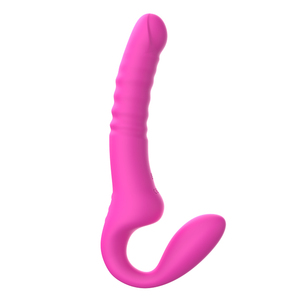 Yeni sokmak g-spot klitoris lezbiyen çift popo fiş seks oyuncak Anal Plugsr askısız kayış tavşan vibratör kadınlar için - Product Image 6