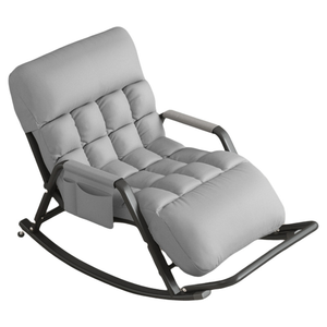 Sillón Mecedora EaseNeat para Sala de Estar para Adultos para el Hogar, Balcón para Relajación y Comodidad, Muebles de Lujo para Dormitorio con Bolsillos Laterales - Product Image 6