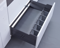 Alun + Compact stratifié fonctionnel Panier meubles sans lumière led Tiroir Panier Pull Out cuisine Panier