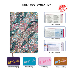 Customizable Supplier Religious Gift Embroidery Bible Cover Colorful Fabric <strong>Different</strong> Patterns <strong>Church</strong> <strong>Christian</strong> Accessory - Product Image 6