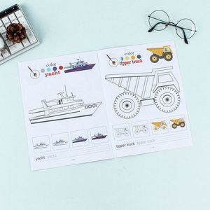 Venta caliente personalizada barato niños libros <span class=keywords><strong>para</strong></span> colorear impresión dibujo pintura libro <span class=keywords><strong>para</strong></span> niños de 2 a 5 años de edad Aprendizaje de <span class=keywords><strong>palabras</strong></span> en inglés - Product Image 3