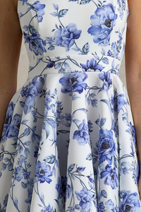 Customizable <strong>Clothing</strong> Women's Casual Spring Summer Dresses European American Style Lace-up Printed Suspender <strong>Mini</strong> Skirts - Product Image 5