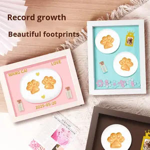 מלבן diy מלבן קרוס-גבול בקבוק אוסף לשיער חיות מחמד דוגרים כלבים טביעות חתול חג המולד תמונה - Product Image 1