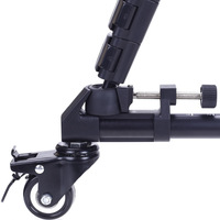 YUNTENG 900 alliage d'aluminium universel caméra trépied pied roue caméra trépied chariot support Base
