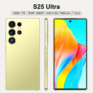 هاتف ذكي مفتوح S25 Ultra 5G ثنائي الشريحة أندرويد 14 90 هرتز معدل تحديث سعر منخفض حار بيع الهاتف المحمول - Product Image 3
